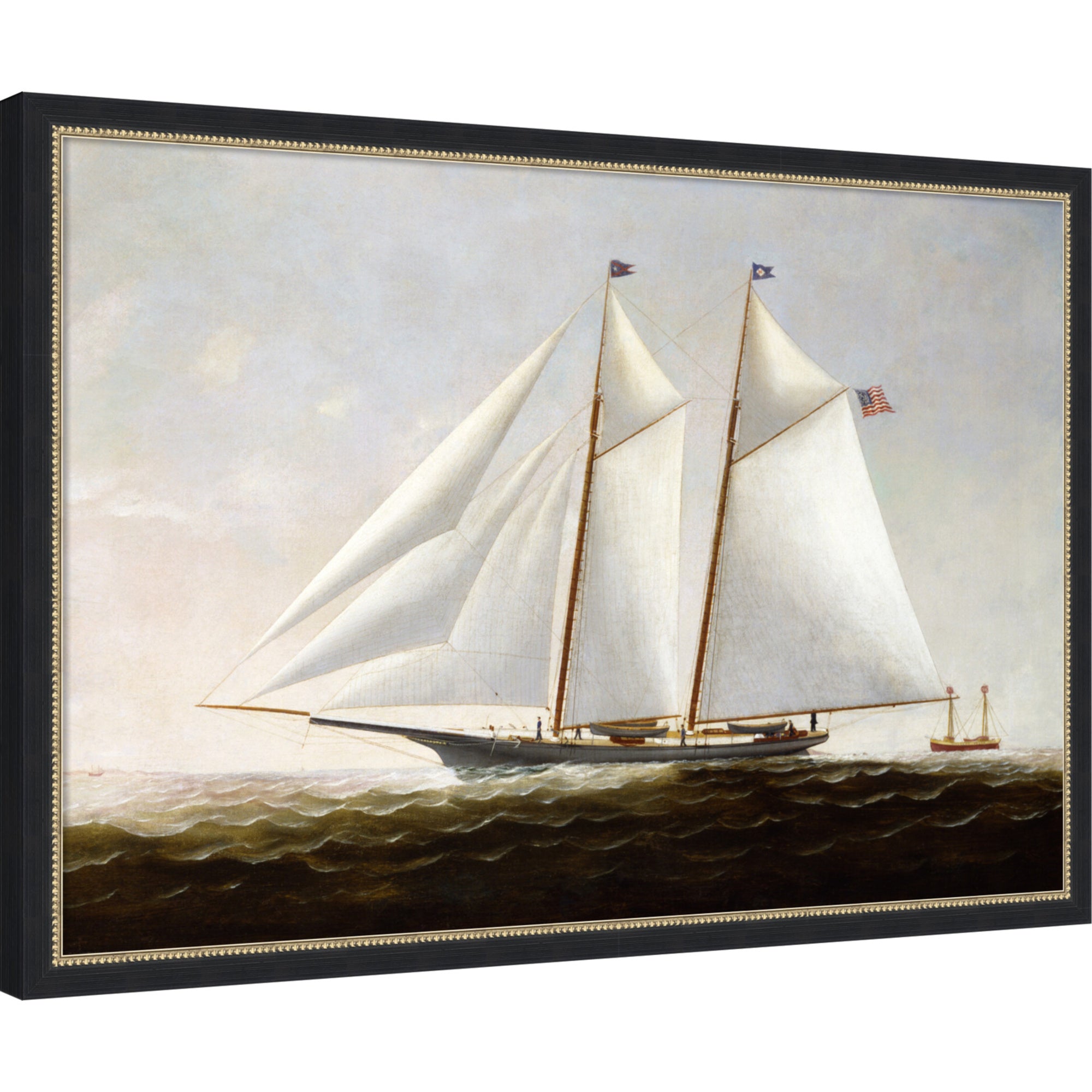 Mounted Canvas 38x26 Belmont Black 5