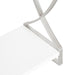 Accent Shelf 18x7x28 Silver White 4