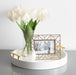 Single Tray White 15.5" Diameter 5