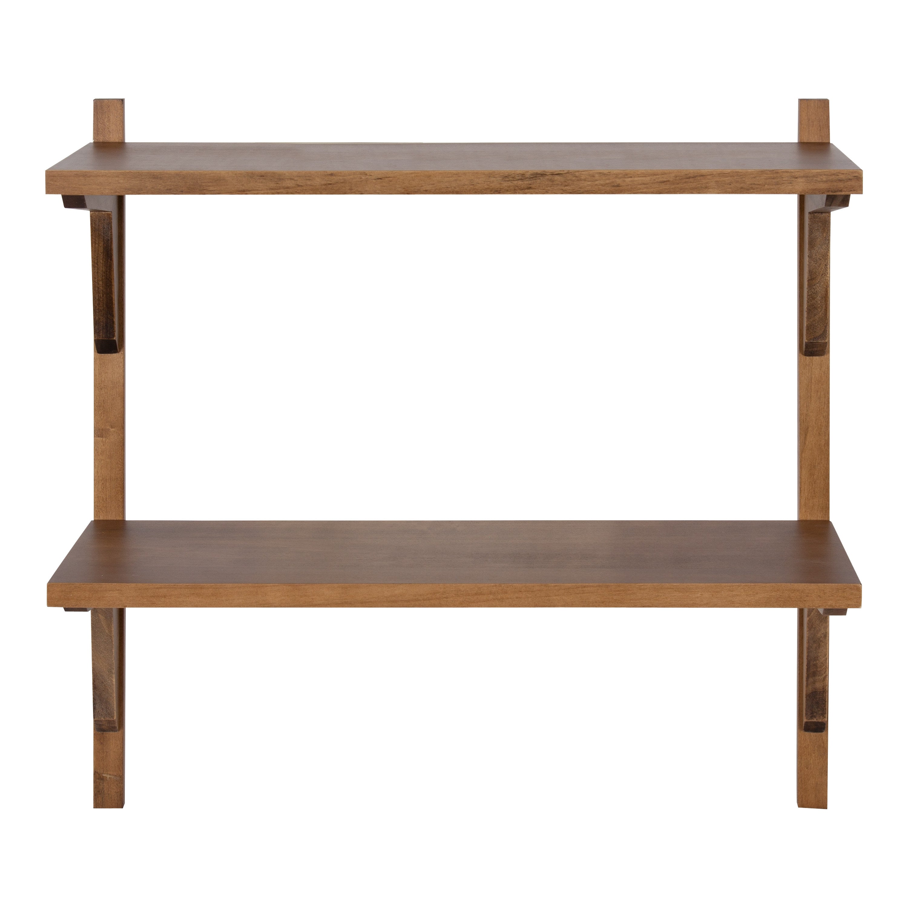 Accent Shelf Rustic Brown 24x8x24 3