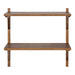 Accent Shelf Rustic Brown 24x8x24 3