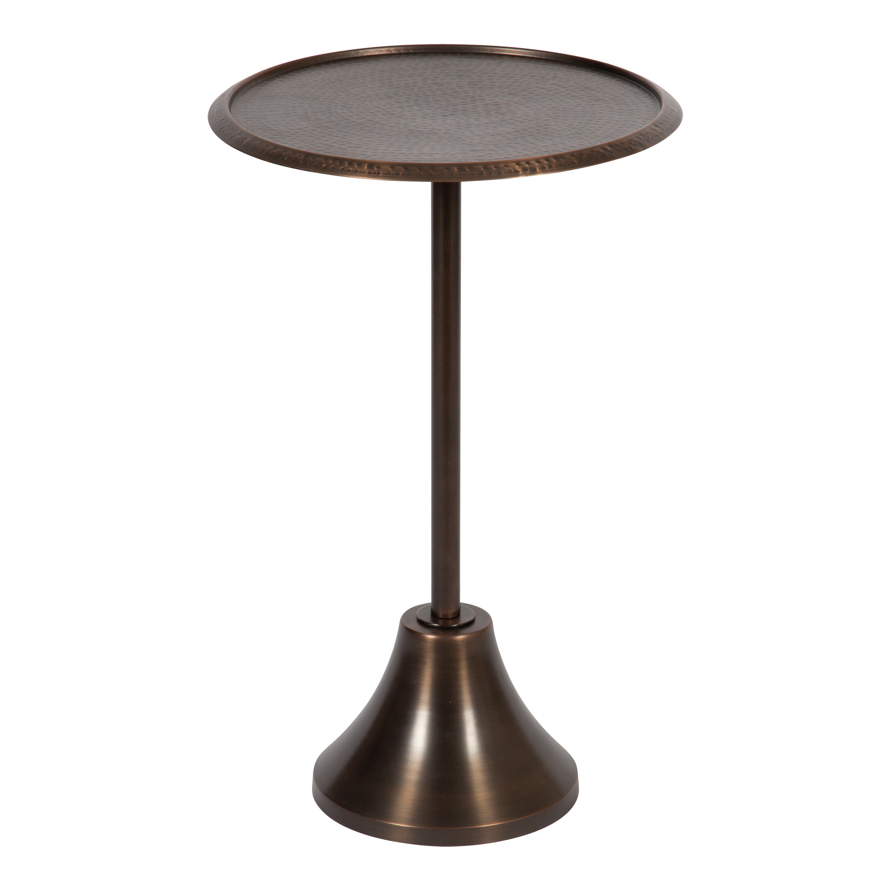 Side Table Bronze 15x15x24 1