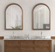 Arch Mirror Rustic Brown 20x30 7
