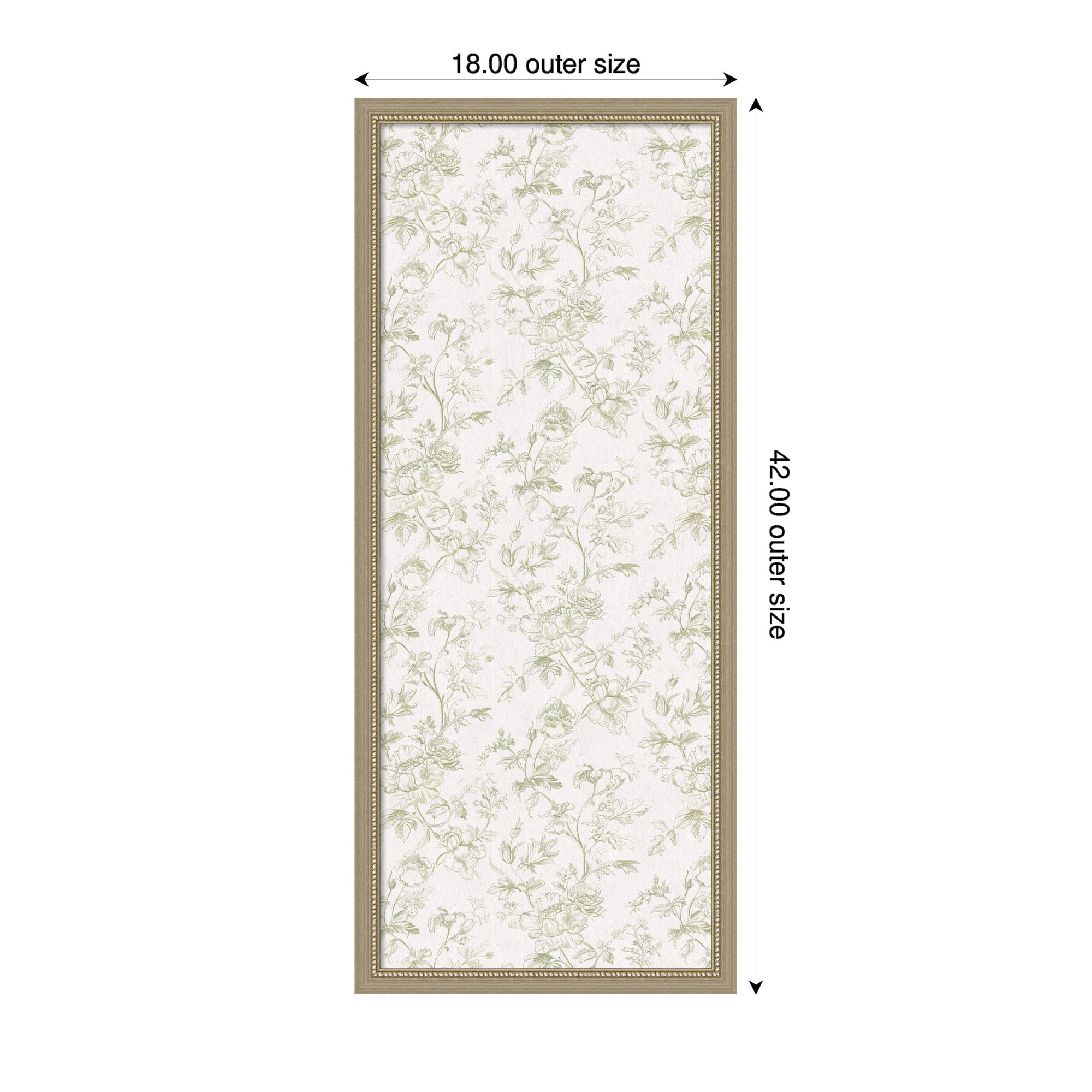 Pinboard 18x42 Belmont Distress Silver 2