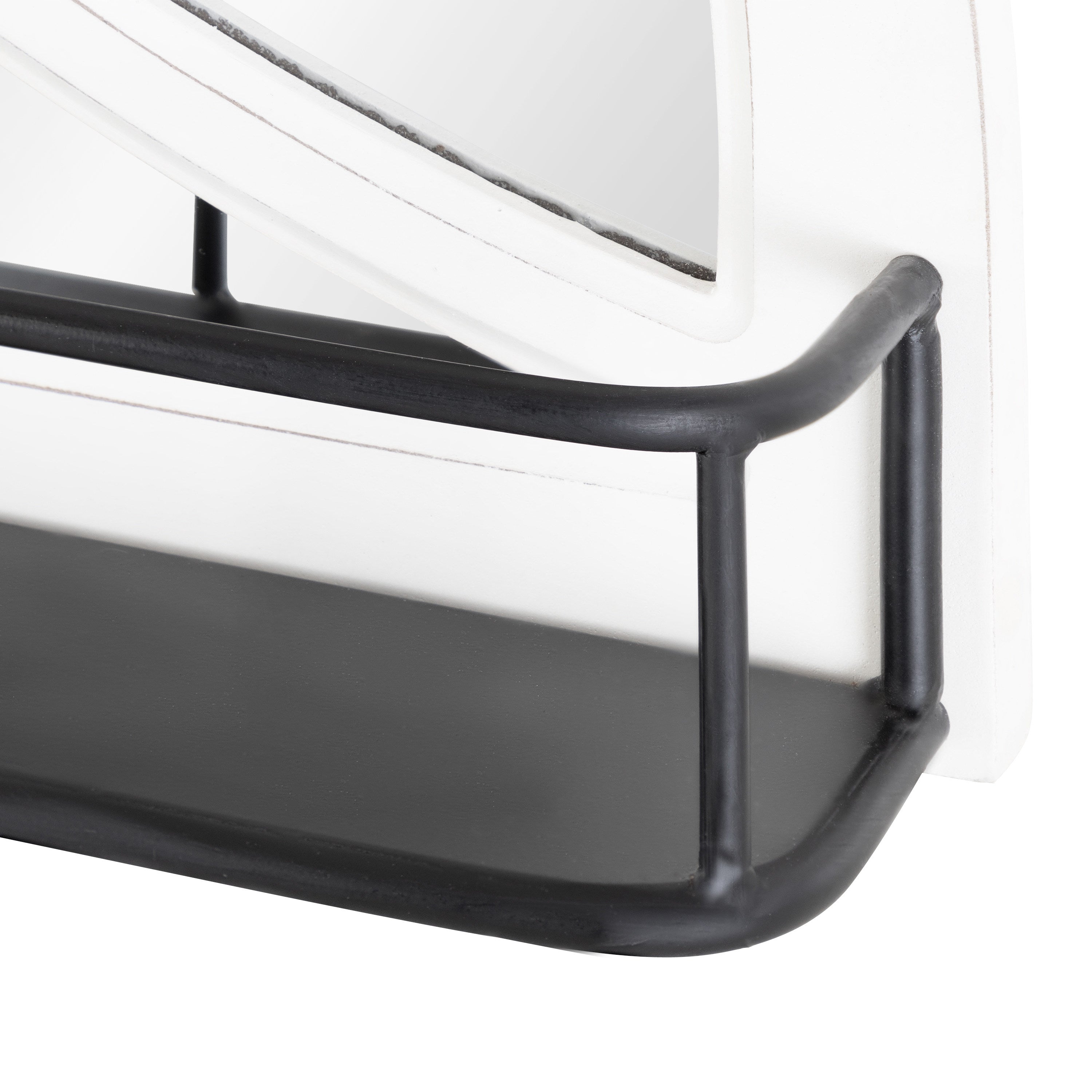 Functional Mirror White 18.5x30 3