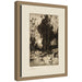 Framed Canvas 10x13 Sylvie Dark Gold 1
