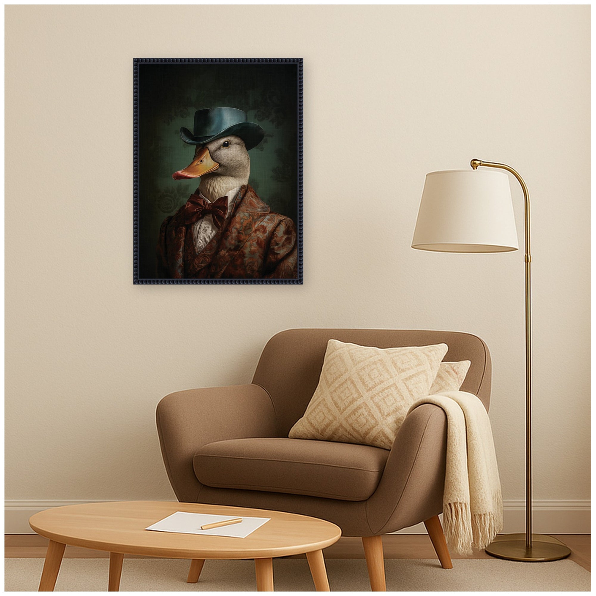 Framed Canvas 18x24 Sylvie Beaded Black 6