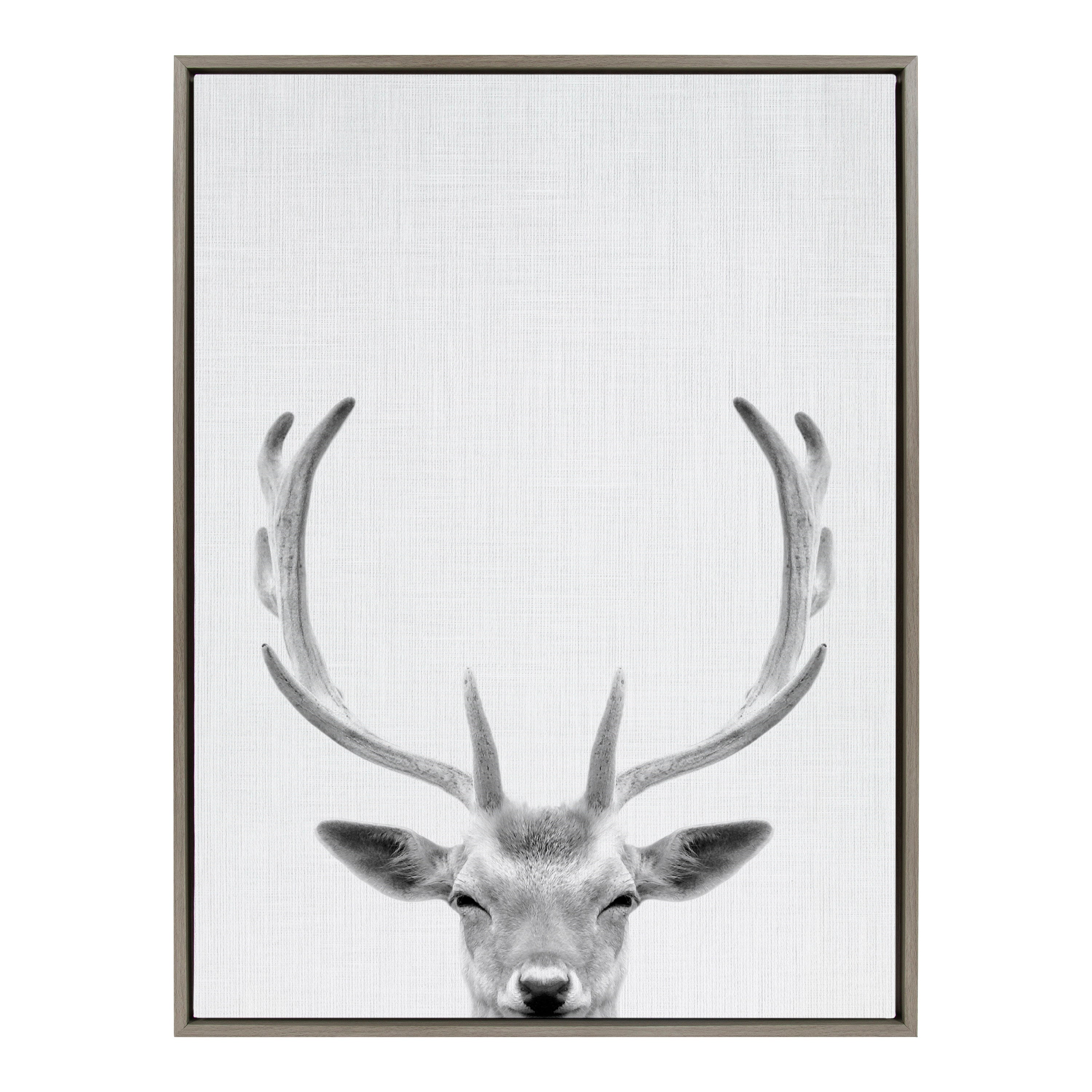 Framed Canvas Sylvie Graywash 28x38 2