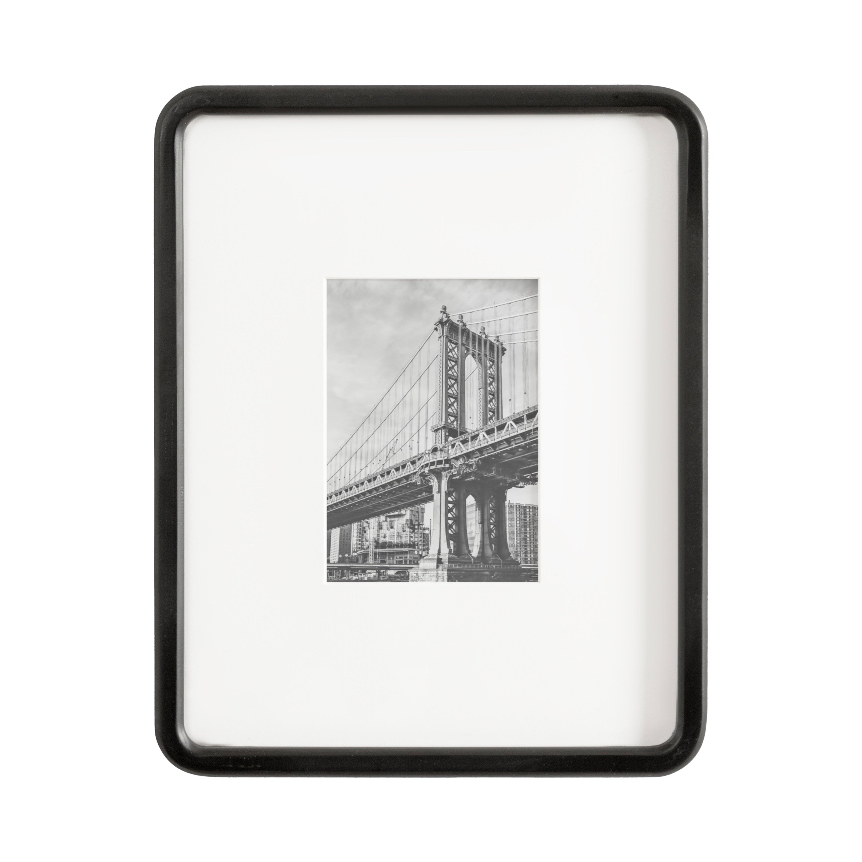 Wall Frame 11x14 matted to 5x7 Black 6
