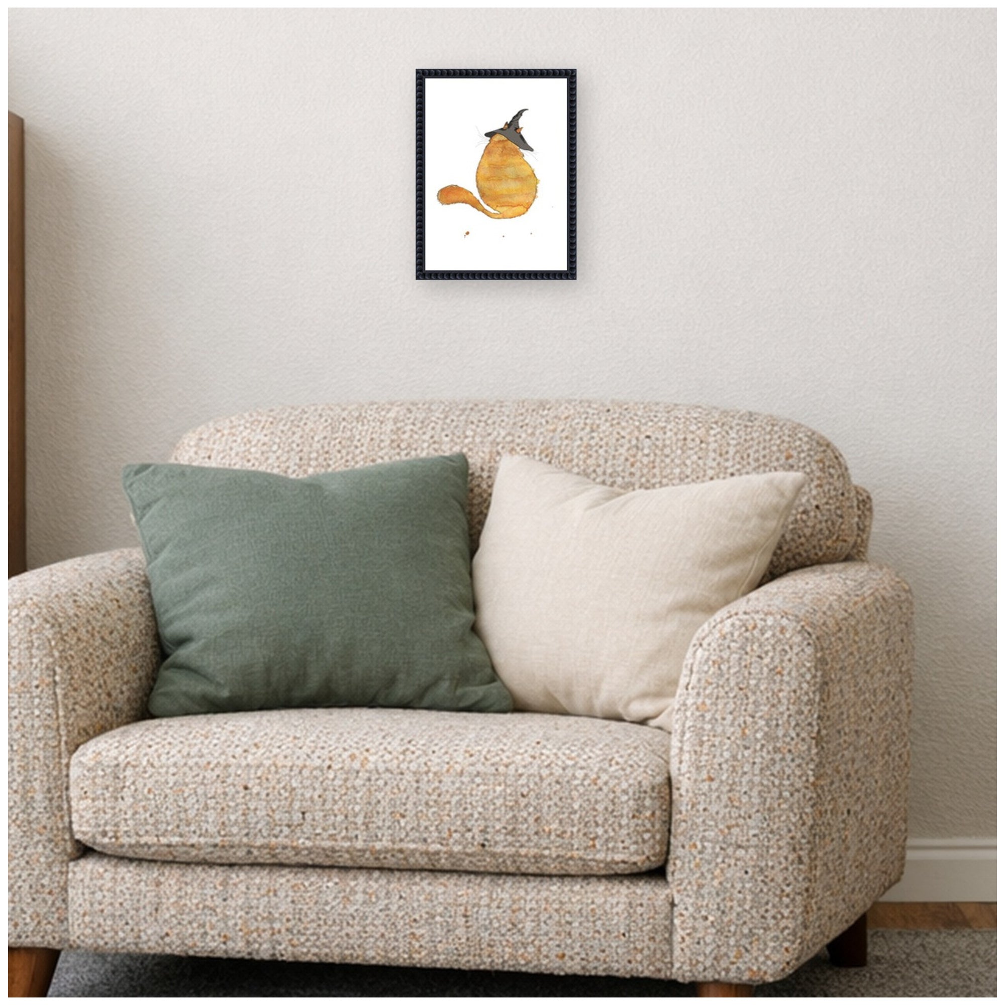Framed Canvas 10x13 Sylvie Beaded Black 6