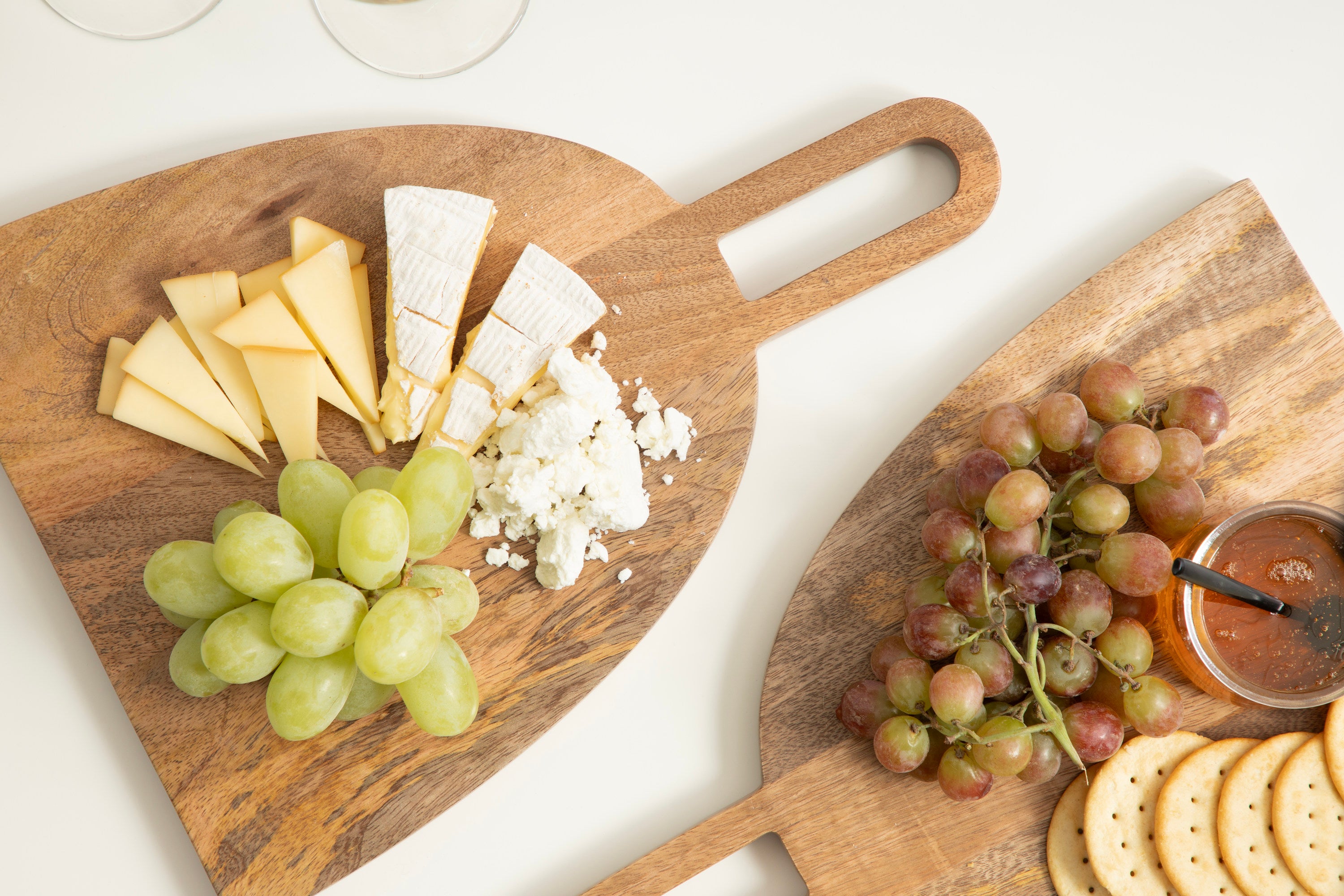 Staven 2 Piece Wood Serving Board Set
