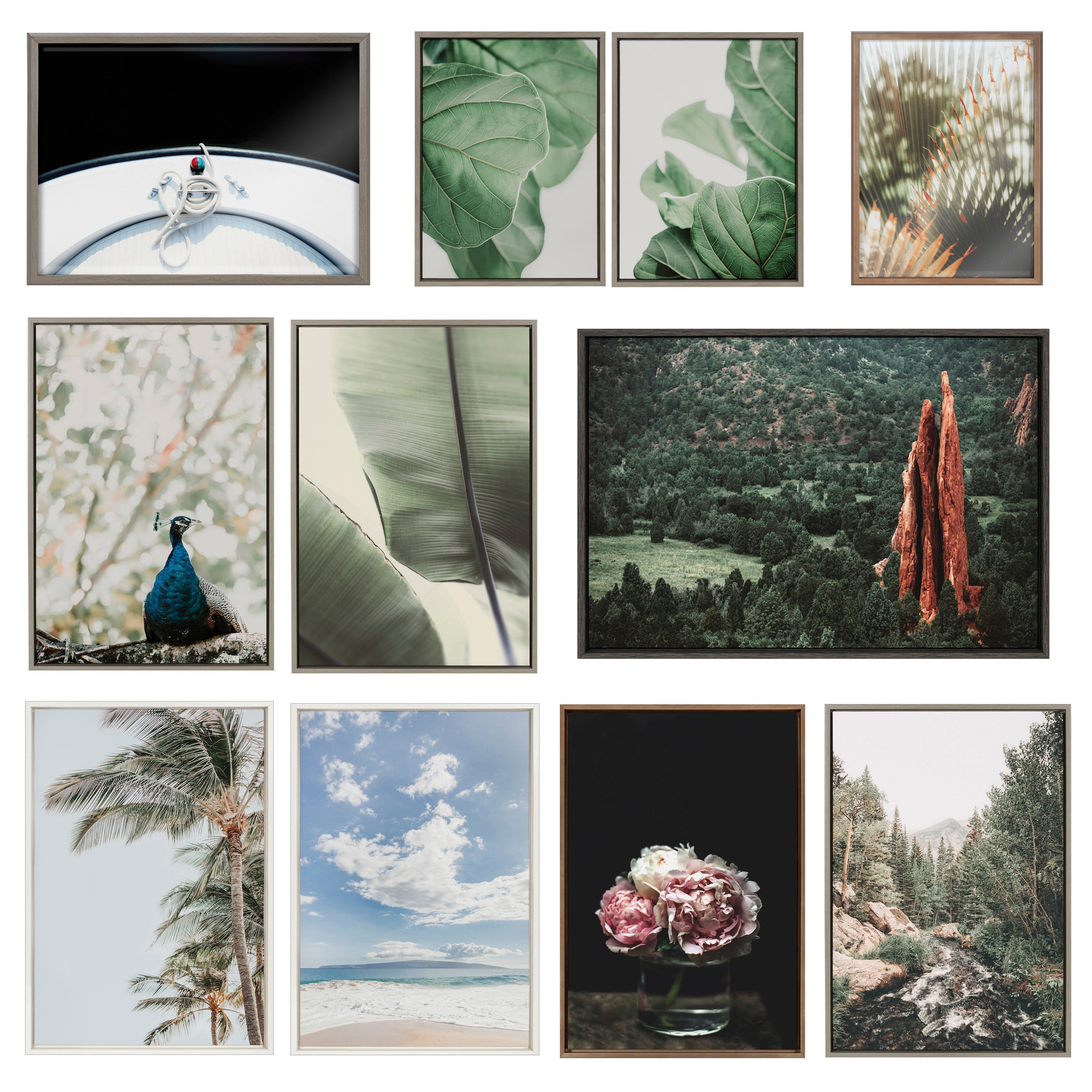 Sylvie Meet Me Here Framed Canvas by Alicia Abla