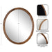 Round Mirror Rustic Brown 30" Diameter 2