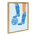 Framed Canvas 18x24 Sylvie Bright Gold 1