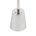 Side Table White Silver 14x14x24 4