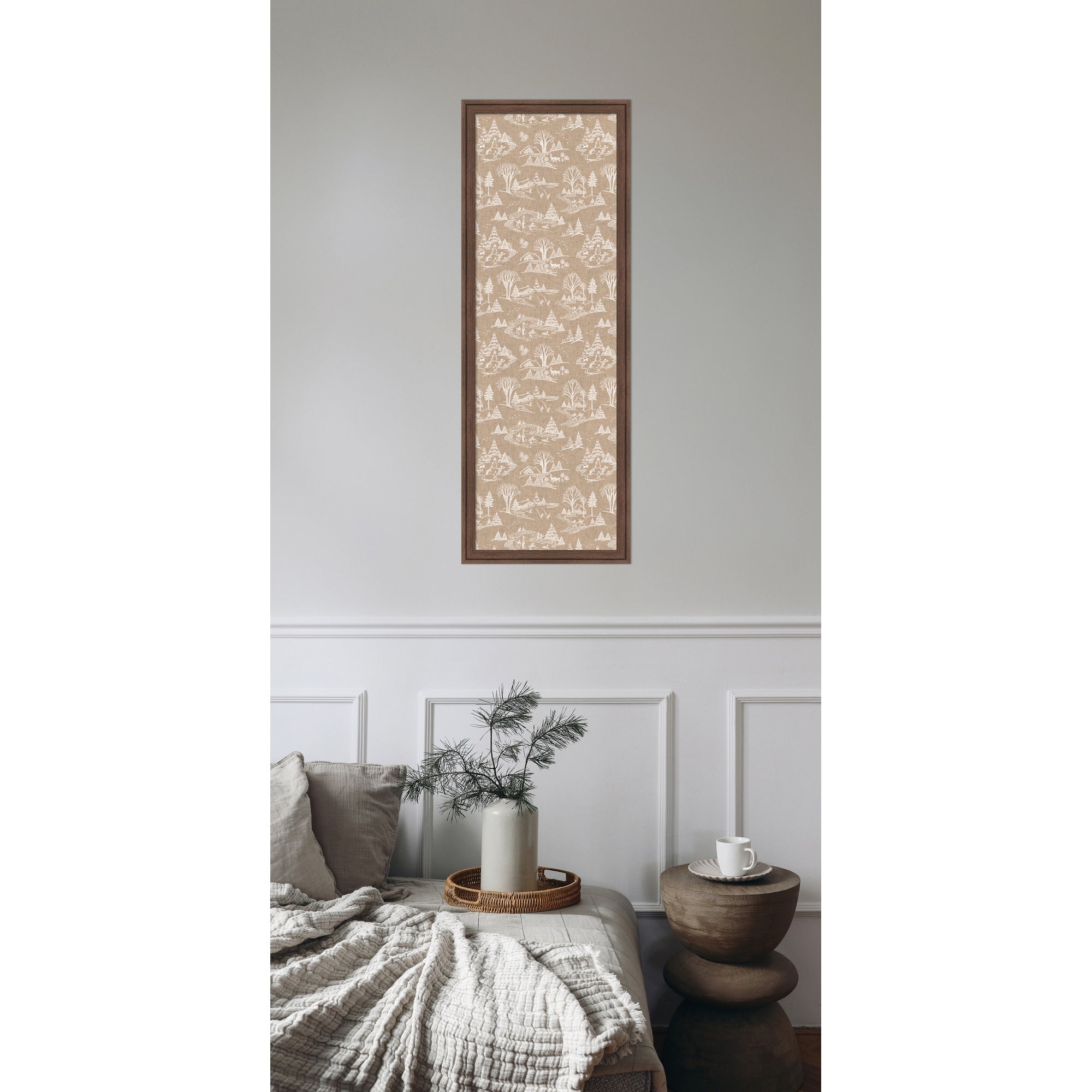 Magnetic Canvas Florence Medium Brown 14x38 7