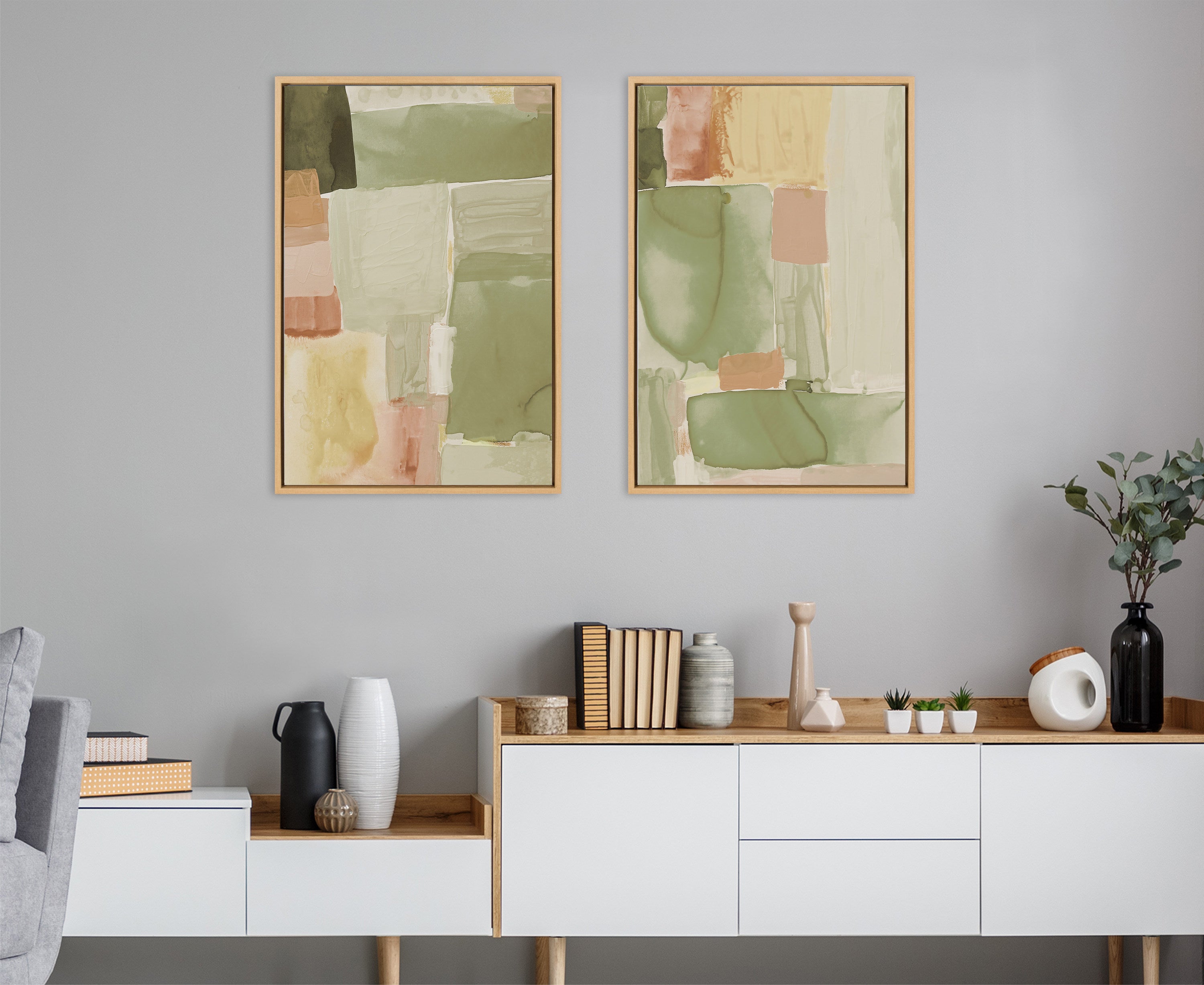 Art Set 2 Piece Set 23x33 Sylvie Natural 5