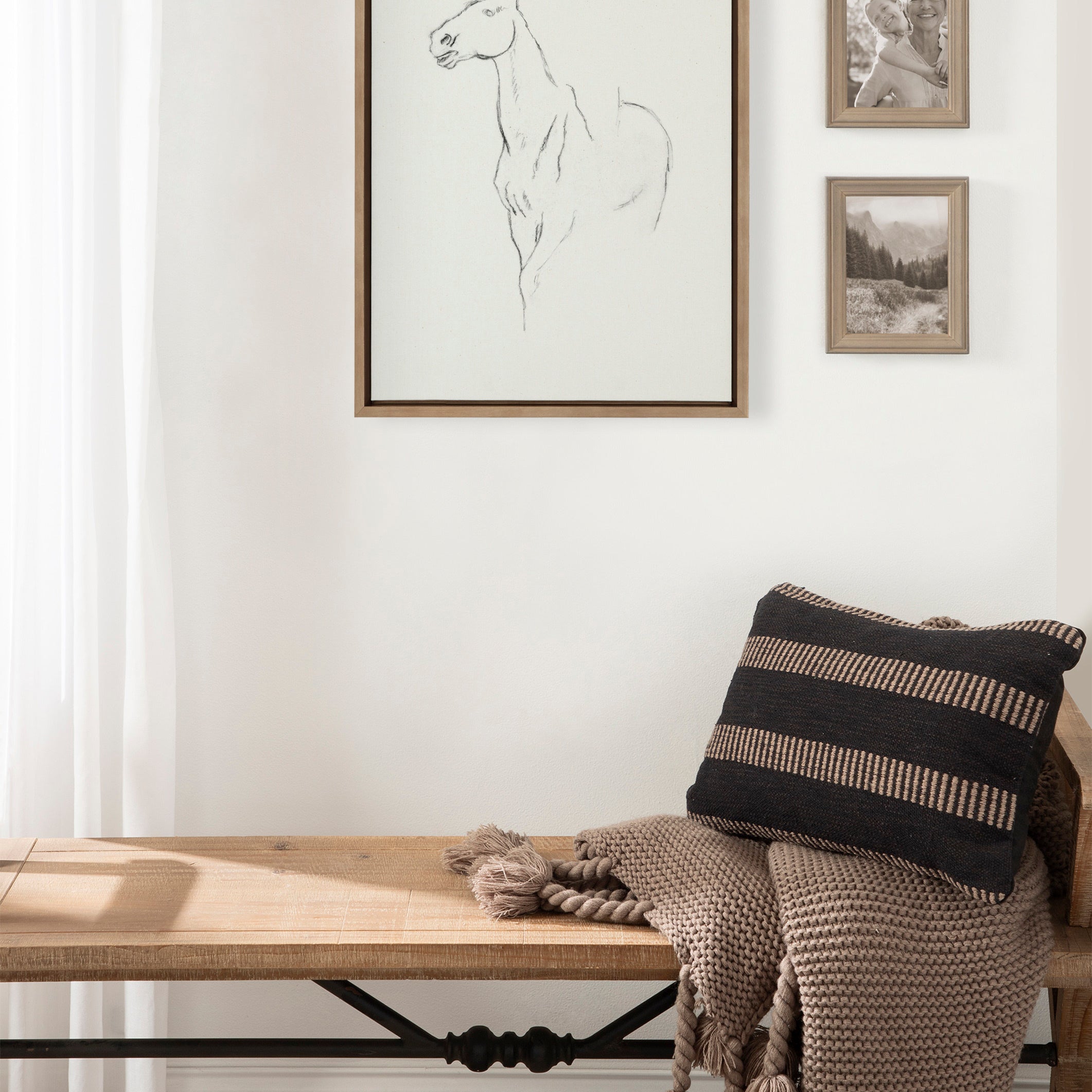 Framed Canvas 18x24 Sylvie Dark Gold 5