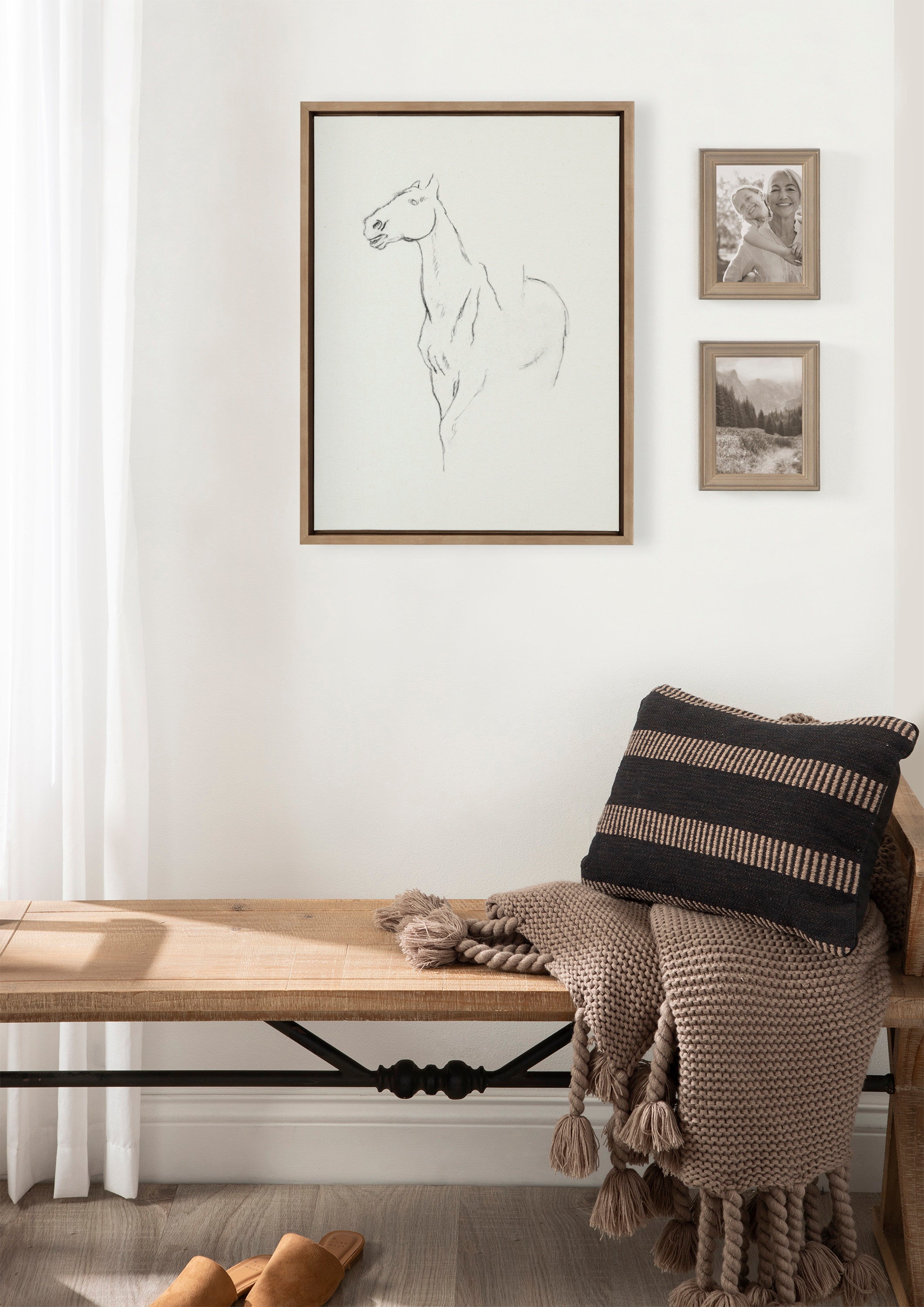 Framed Canvas 18x24 Sylvie Dark Gold 5