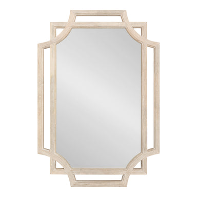 Scallop Mirror White 27x40 2