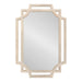 Scallop Mirror White 27x40 2