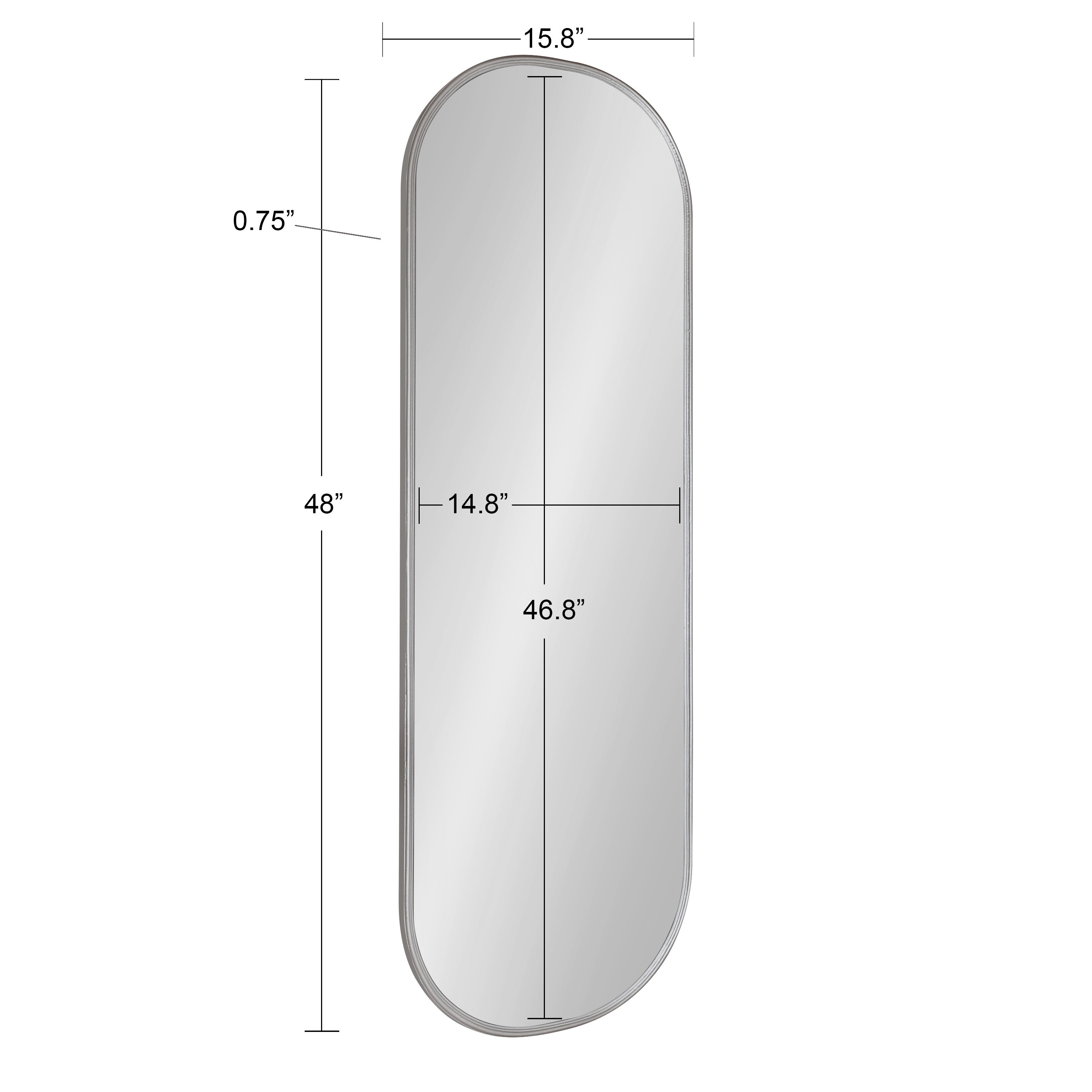 Full Length Mirror Gray 16x48 5