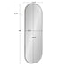 Full Length Mirror Gray 16x48 5