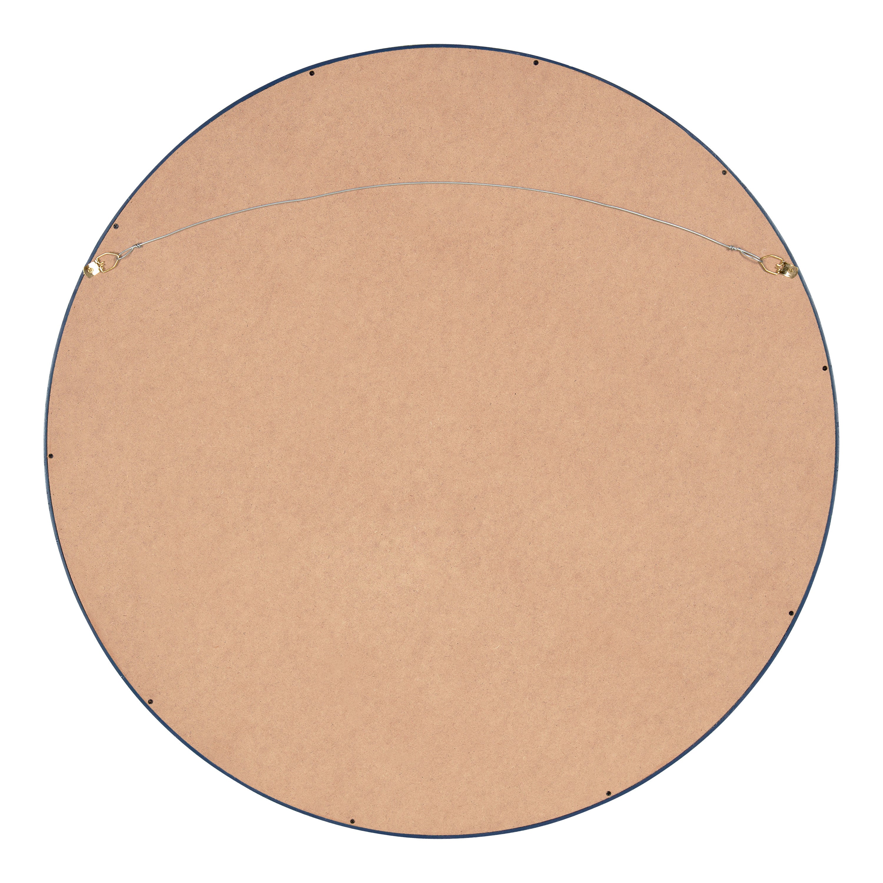 Round Mirror Navy Blue 25.6" Diameter 4