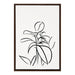 Framed Canvas Sylvie Walnut 23x33 1