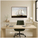 Framed Canvas 33x23 Sylvie Walnut 6