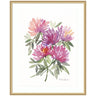 Framed Art Abstract Watercolor Pink Floral by Patricia Shaw