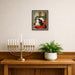 Mounted Canvas Castellan Black 13x16 6