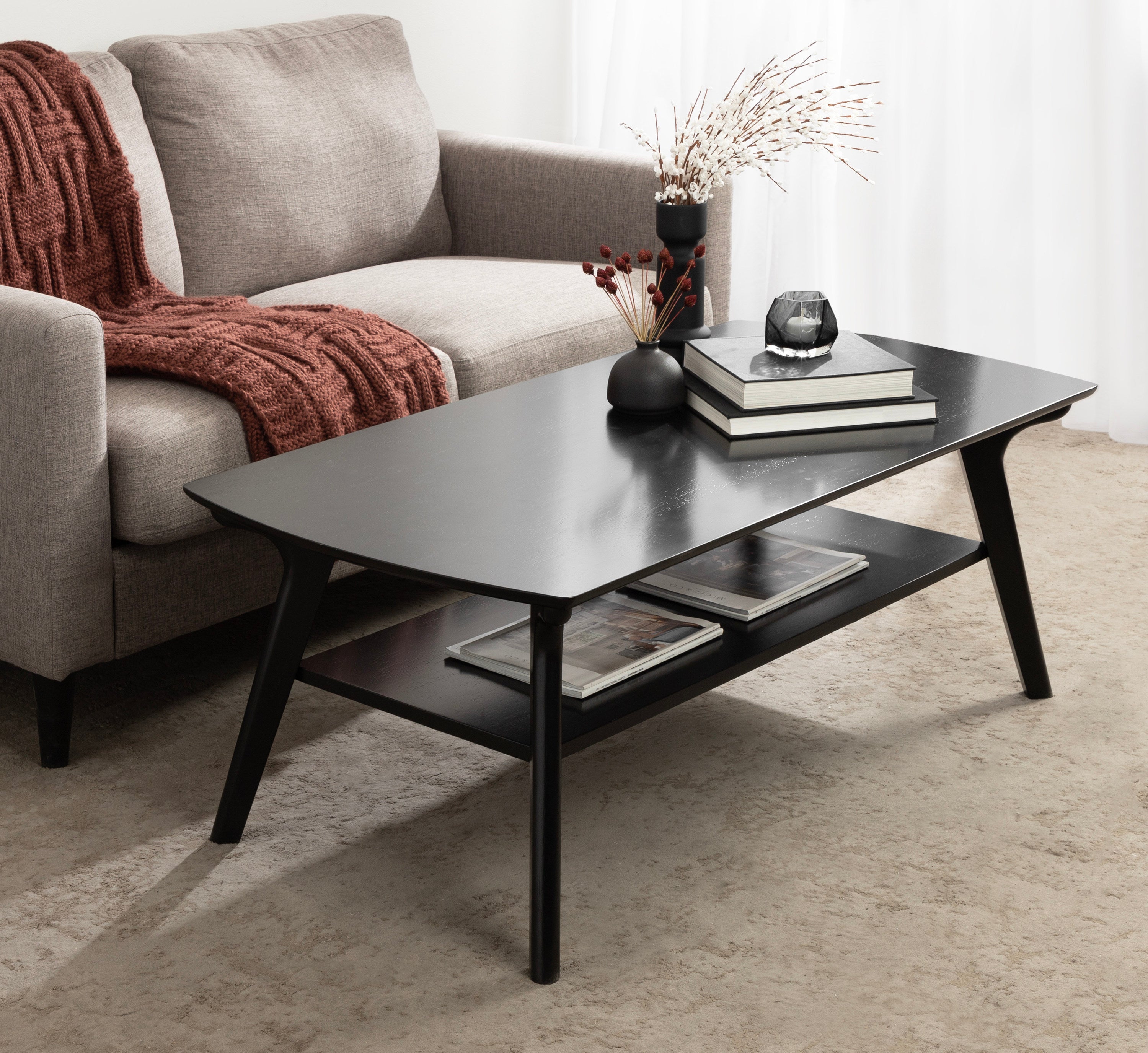 Louen Wooden Coffee Table