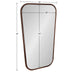 Irregular Mirror Bronze 20x32 5