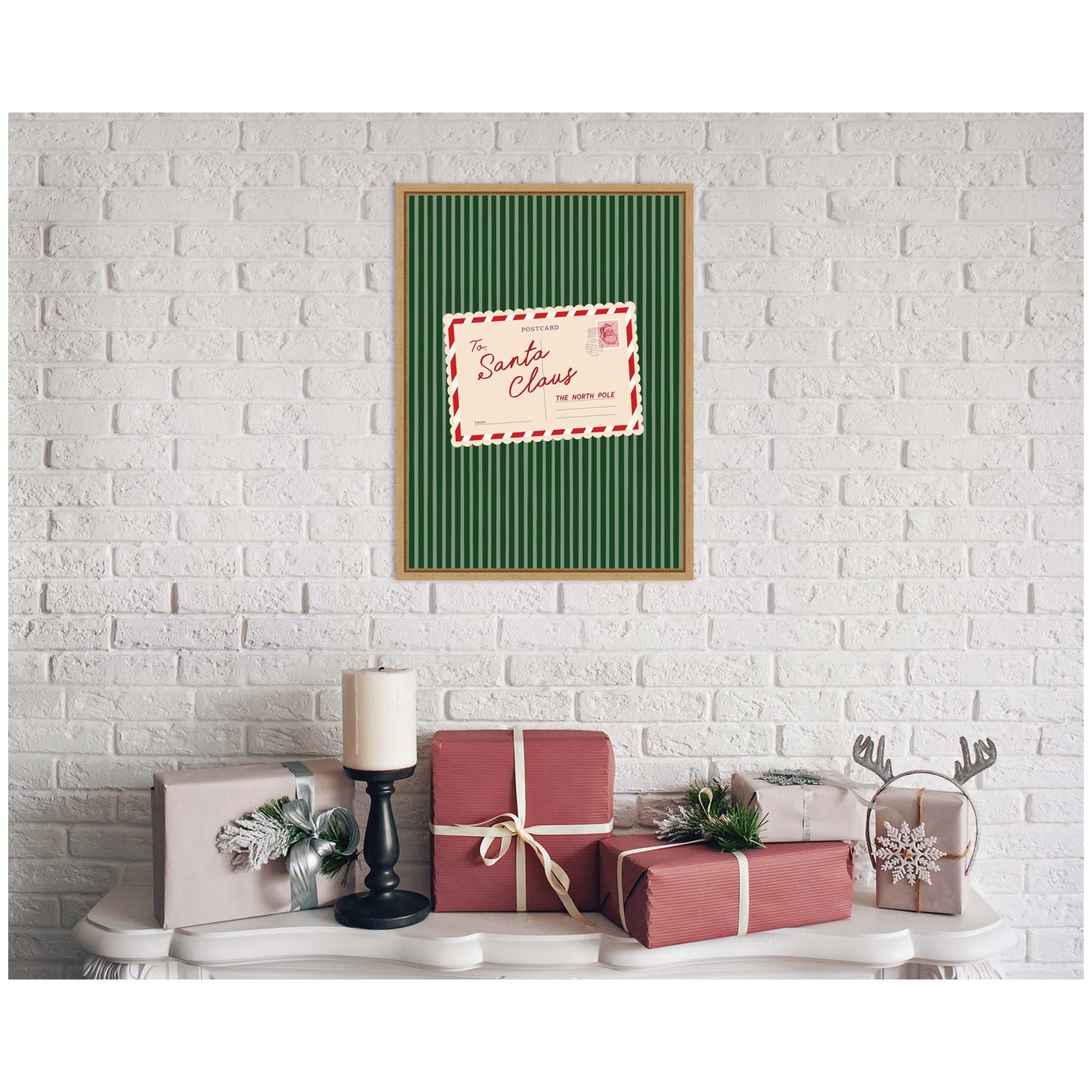 Framed Canvas Sylvie Natural 18x24 5