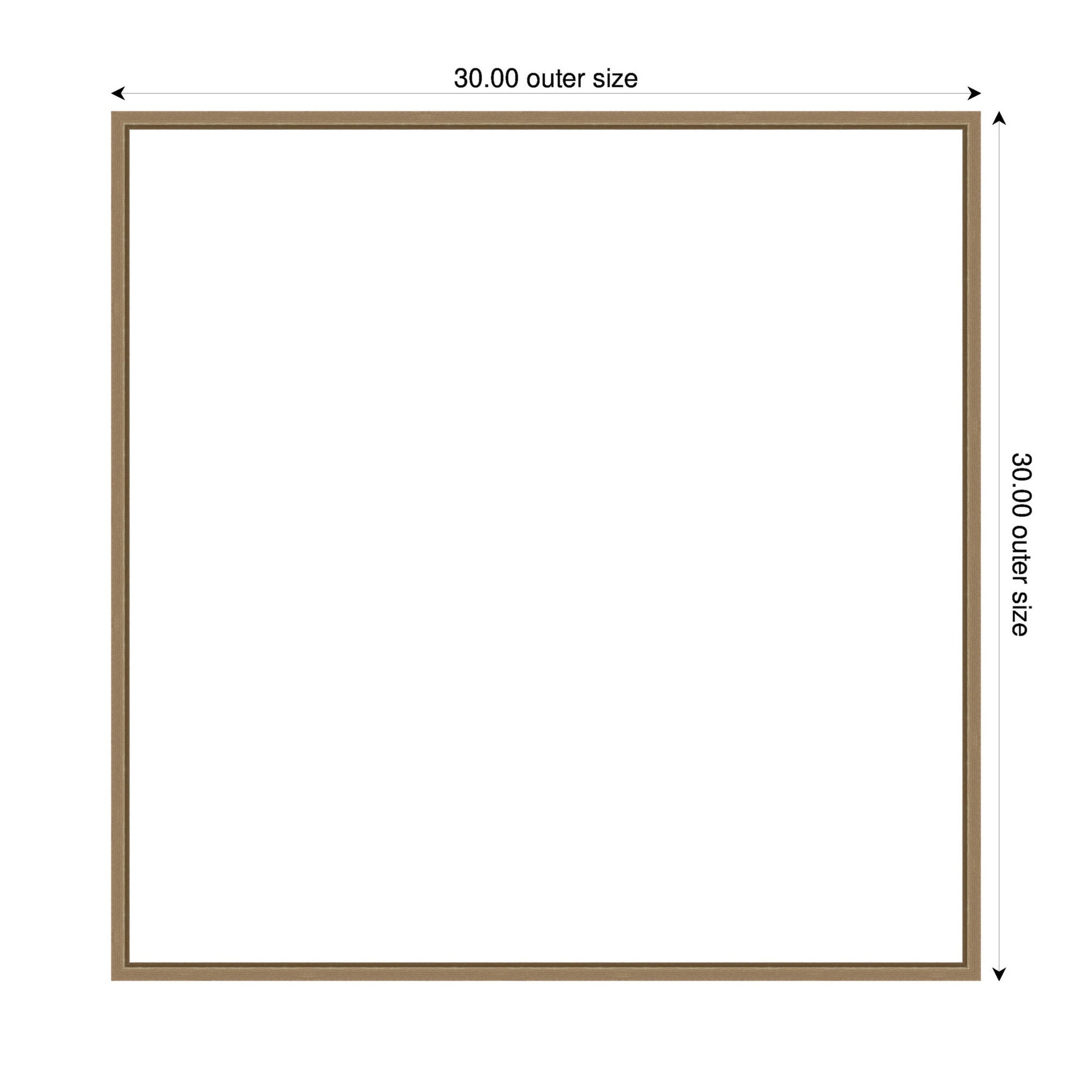 Art Set 2 Piece Set 30x30 Sylvie Dark Gold 2