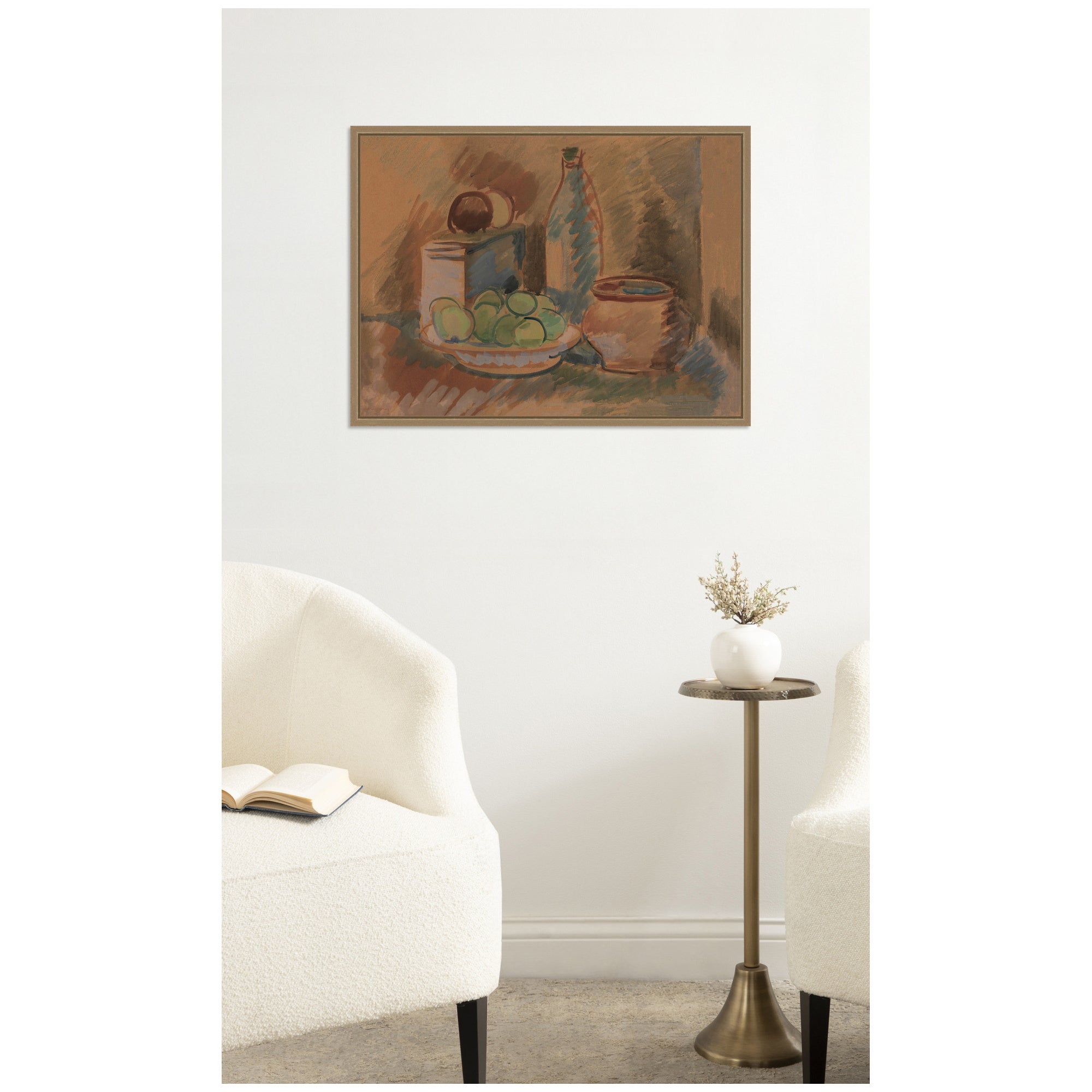 Framed Canvas 24x18 Sylvie Dark Gold 5