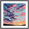 Framed Art Sunset Study by Emily Kenney