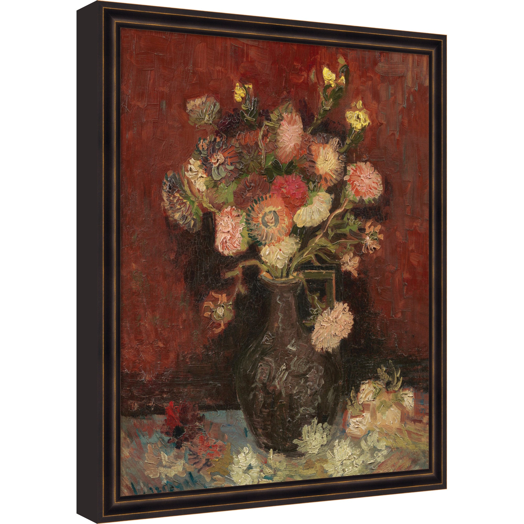 Mounted Canvas 18 x 22 Dark Bronze Scoop 1