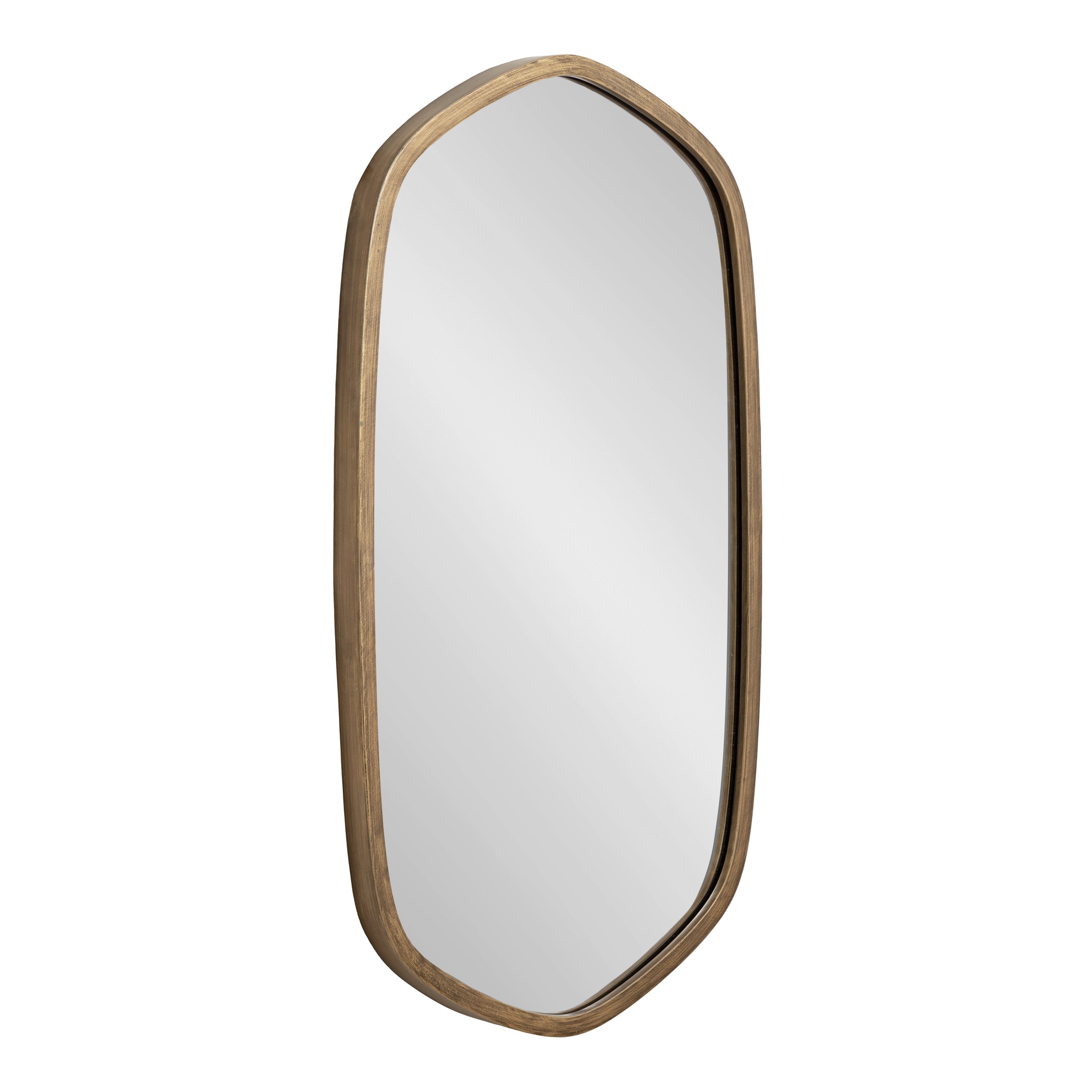 Hexagon Mirror Gold 20x36 1