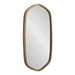 Hexagon Mirror Gold 20x36 1