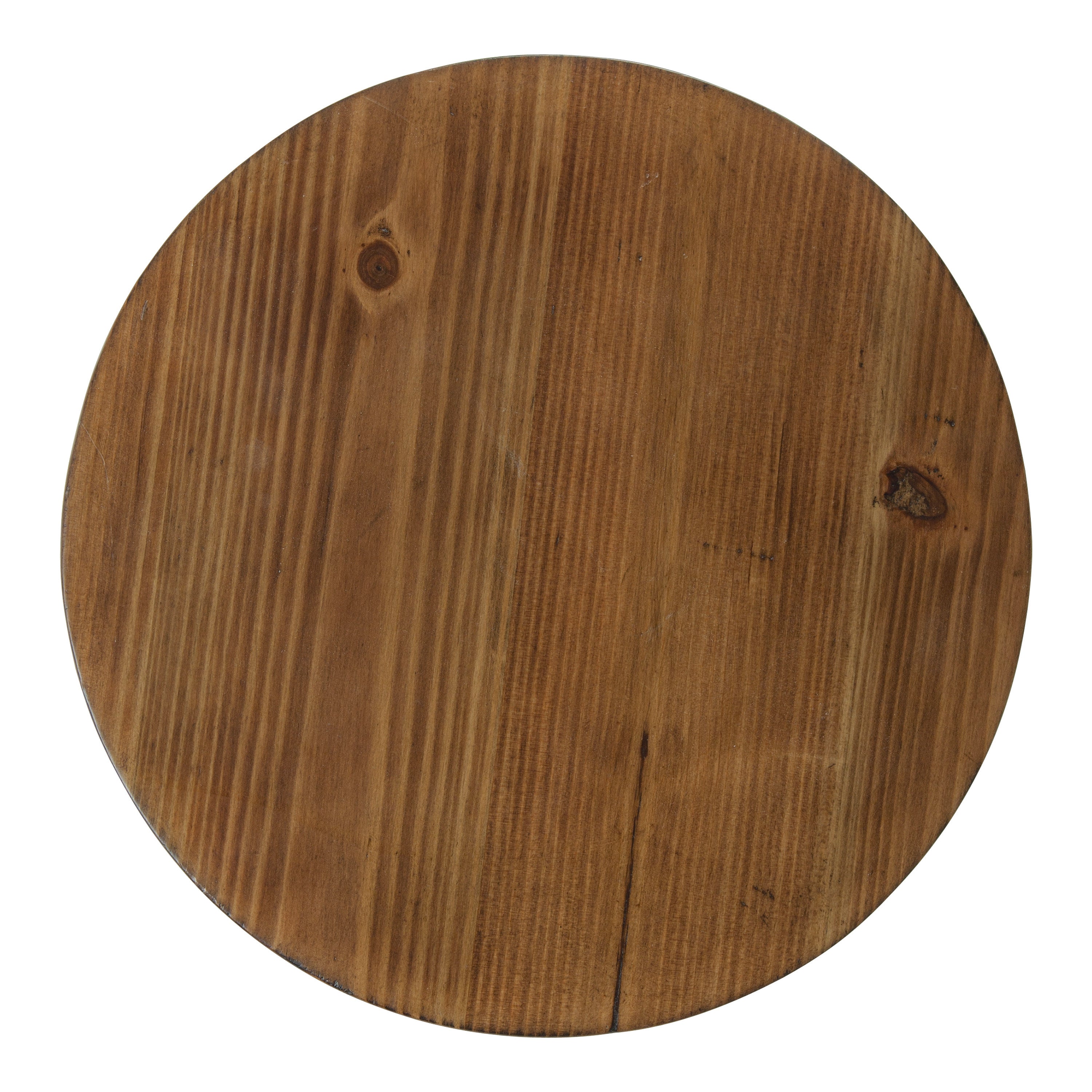 Drink Table Rustic Brown Black 12x12x26 5