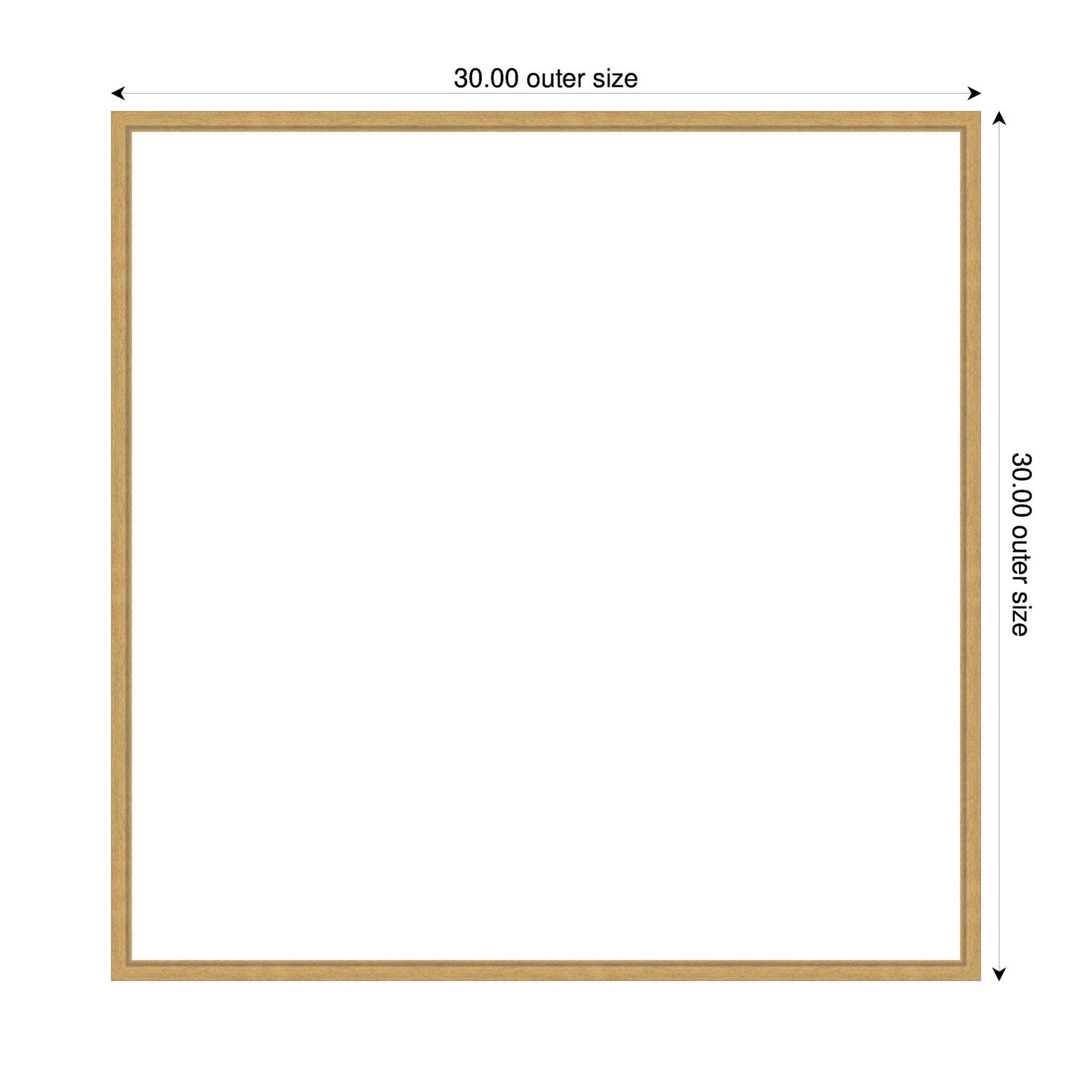 Art Set 2 Piece Set 30x30 Sylvie Bright Gold 2