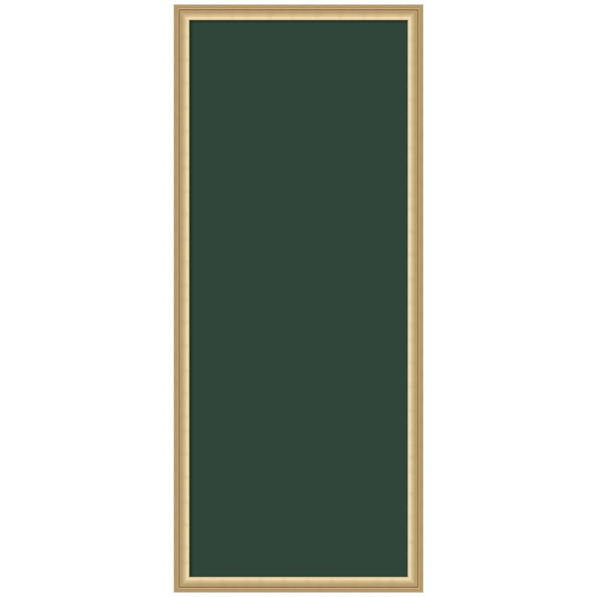 Framed Fabric Pinboard Deep Forest Moss Green Wall Organization