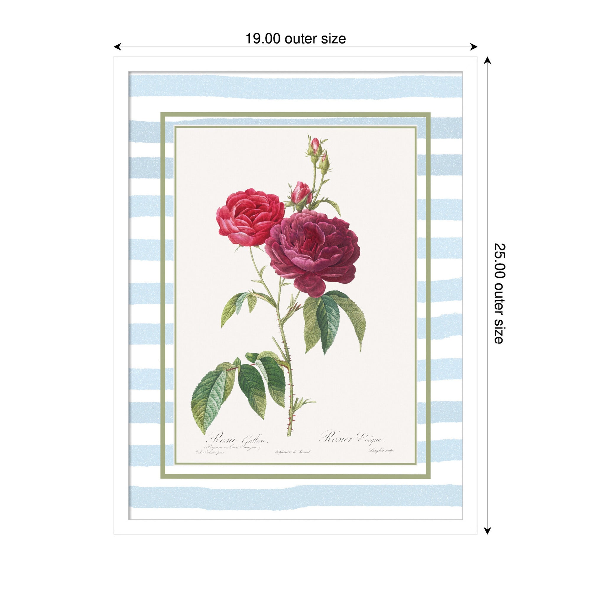 Mounted Canvas 19x25 Svelte White 2