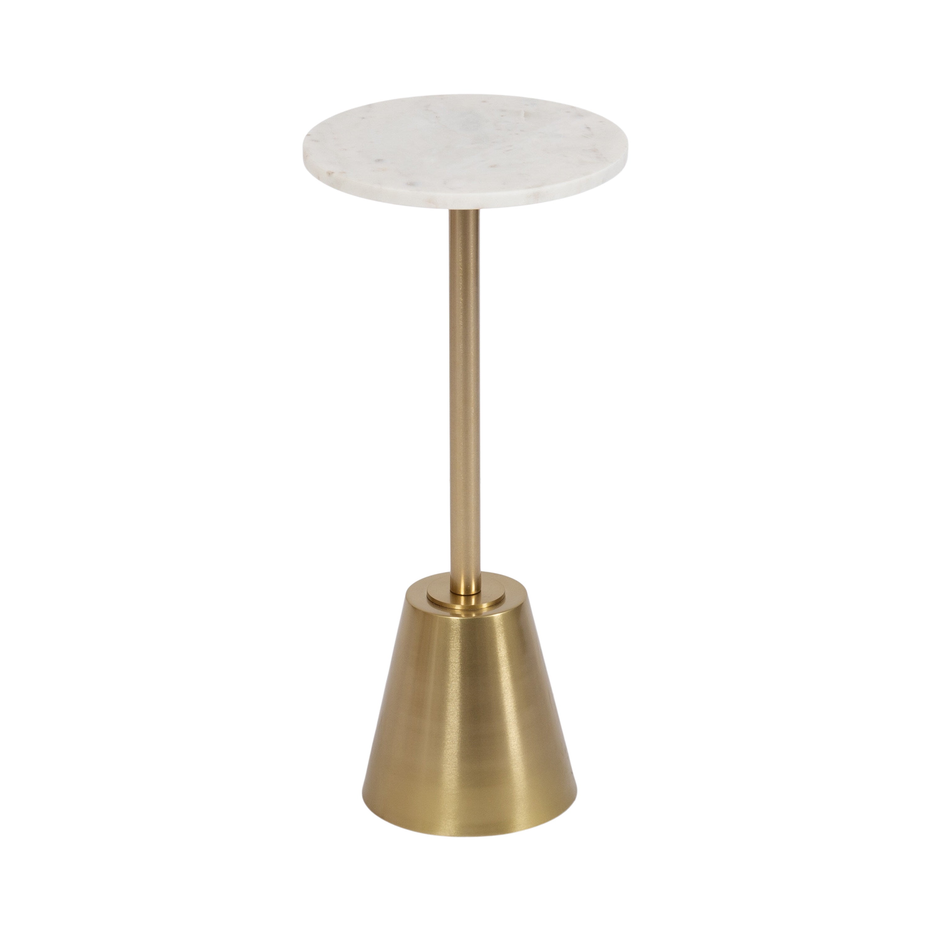 Side Table White Gold 10x10x22 1