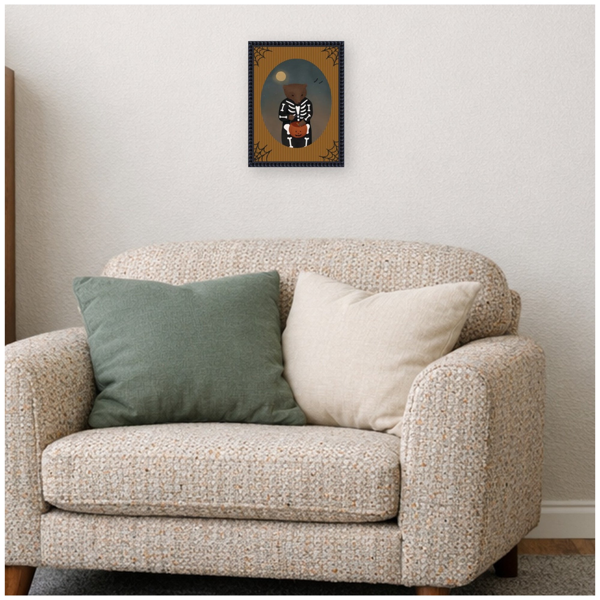 Framed Canvas 10x13 Sylvie Beaded Black 6