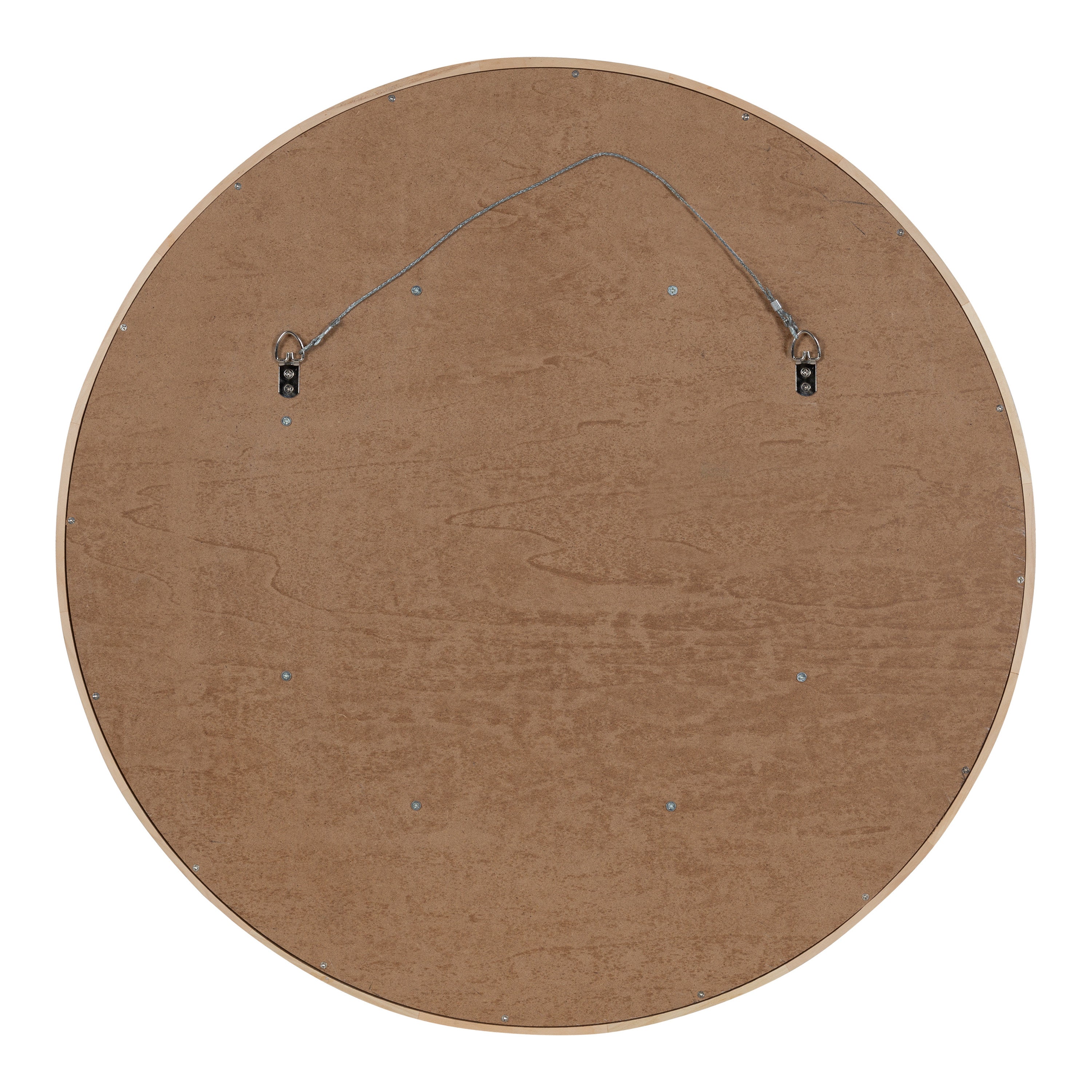 Round Mirror Natural 30" Diameter 4