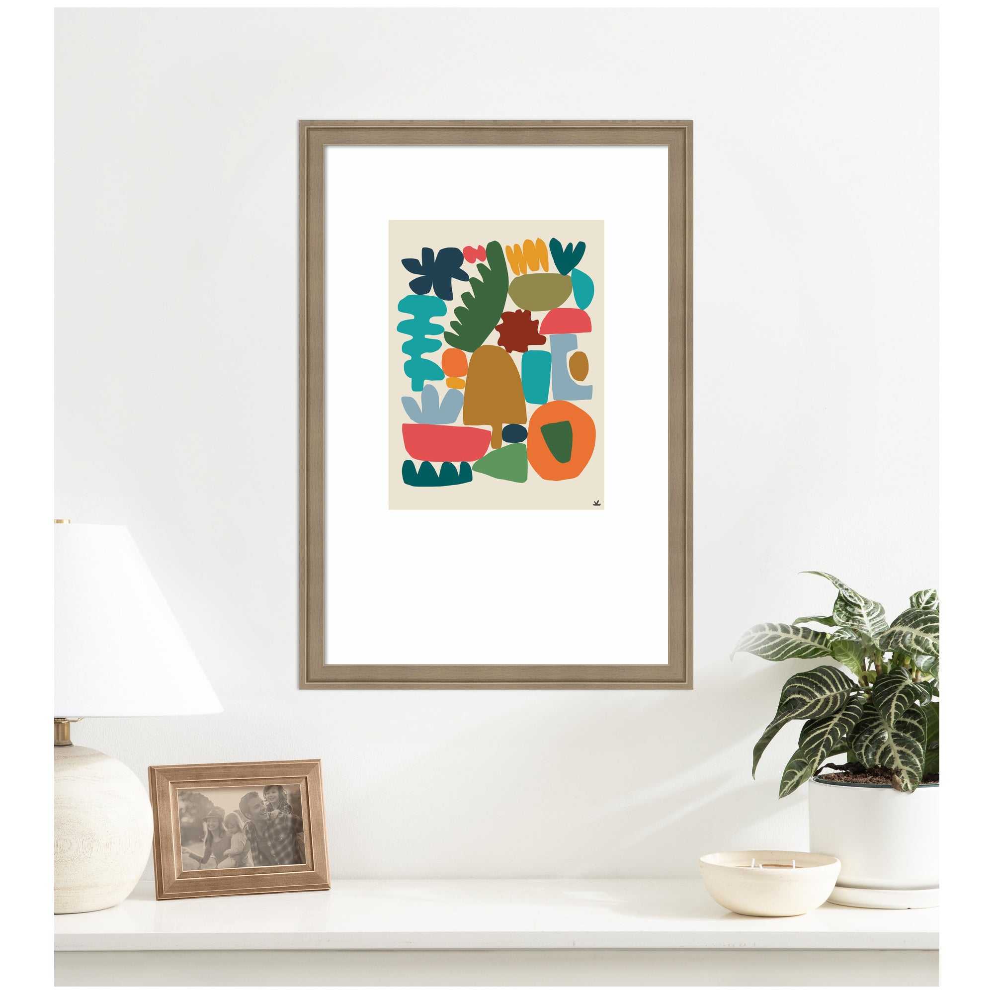 Garden Songs Pt 2 by Kelly Knaga Framed Wall Art Print