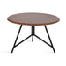 Coffee Table Walnut Brown Black 28x28x18 1